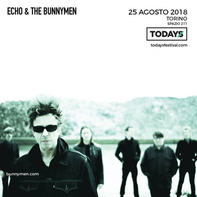 Echo & the Bunnymen a Todays Festival 2018 con My Bloody Valentine, sabato 25 agosto, Torino - video di “The Killing Moon”